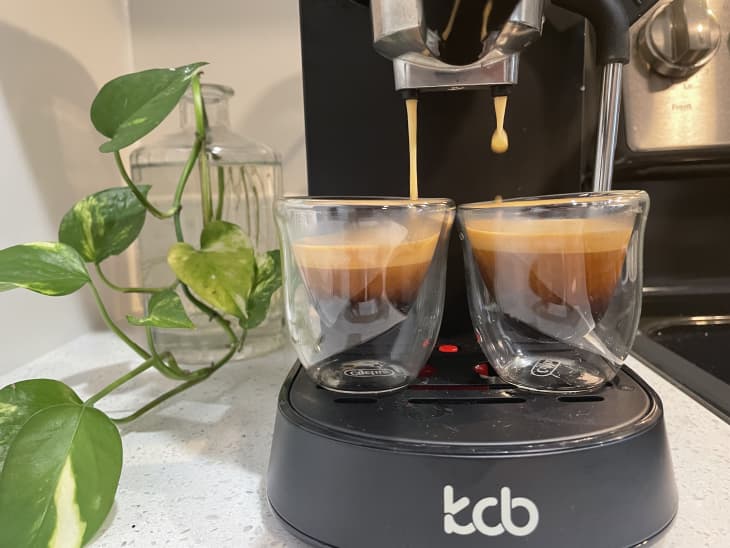 Space saver coffee maker top